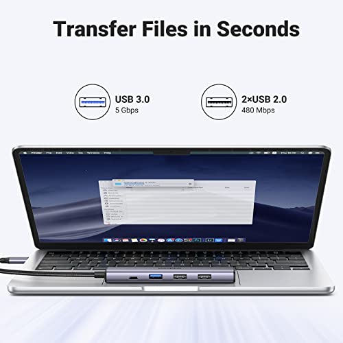 Ugreen UG-USBC-15495 Revodok 105 Usb C Hub 5 In 1 Multiport Adapter 4K Hdmi thumb #3