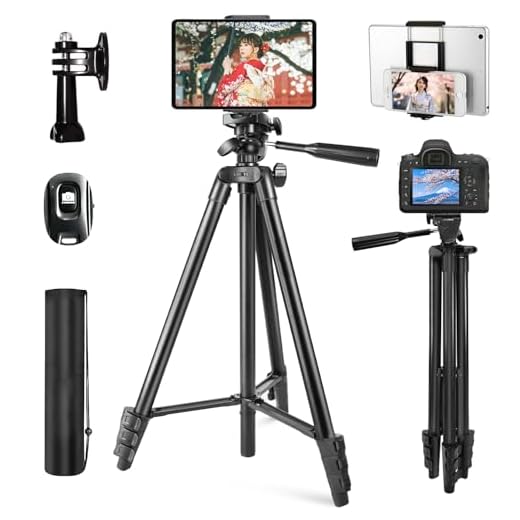 【170CM & 0.53KG超軽量】PEYOU 三脚 カメラ 2025モデル【2イン1 スマホ/iPadホルダー】5段階伸縮 Bluetoothリモコン カメラ 三脚 初心者向け ビジオカメラ 三脚 軽量 iPad スタンド 一眼レフ 収納袋付き 3WAY雲台 YouTube/Tiktok生放送/zoom会議/自撮り写真などに対応(ブラック)