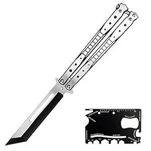 Folding Pocket Tool for Camping Gear, Stainless Steel Credit Card Multi Tool, Utility Gift for Men Dad Husband Boyfriend…