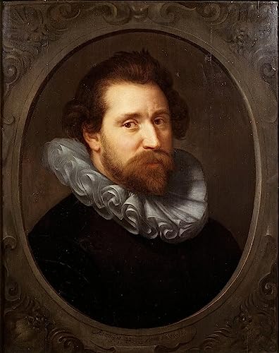 Pintura murales decor en lienzo de Abraham Bloemaert, retrato vintage de 60x90cm