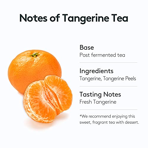 Osulloc Tangerine Tea (Refreshing Jeju Tangerine Flavor) | Korean Premium Blended Tea Bag | Sweet Fruit Tea | 20 Count Tea Bags, 1.27Oz #TOP2