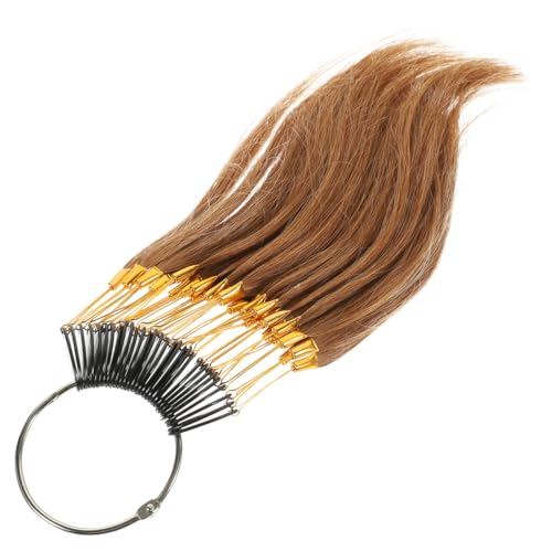 Échantillons de coloration capillaire en vrais cheveux conservation longue durée
