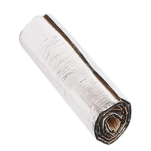 Auto Warmte-isolatie Pad, Fydun 200x50cm Car Hood Firewall-isolatieschuim Geluidsisolatiemat 10 Mm Dikte Geluiddempend Voor Bord: Zilver