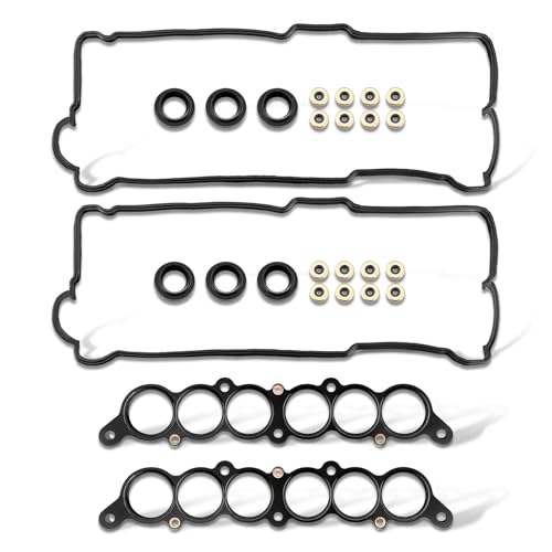 Image of GoaMotors Valve Cover Gasket Set Compatible with Toyota 4Runner 1996-2002 Tacoma 1995-2004 Tundra 2000-2004 T100 1995-1998 3.4L Engine Cylinder Valve Cover Gasket Replace VS50422R 155357702