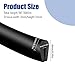 Kalionne Rubber U Channel Edge Trim Weather Stripping, Black, 2mm x 10ft, Window & Door