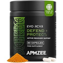 APMZEE Glucosamine & Turmeric Supplement for Joint Support & Recovery | With UC II Collagen, Vitamin C, and Hyaluronic Acid to protect cartilage and aid recovery. 60 high-strength capsules. UK Made