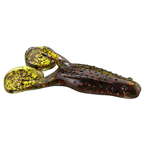 Strike King Rage Toad Fishing Lure, Watermelon Seed Red Flake - image 1