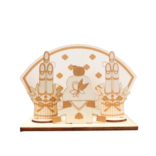 秀〆(Hideshime) 鏡餅 干支 木製 木製置き飾り MOK 鏡餅 MOK-101