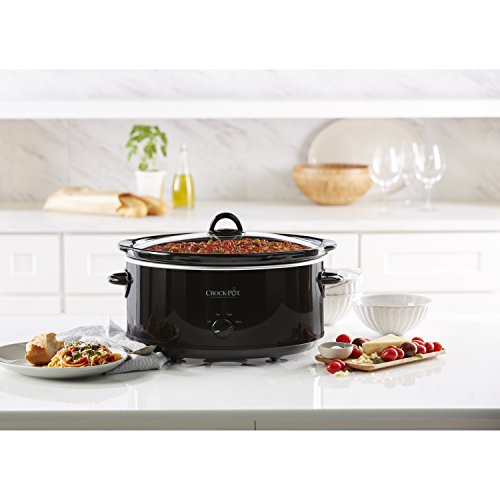 Crockpot Manual 8-Quart Slow Cooker Black