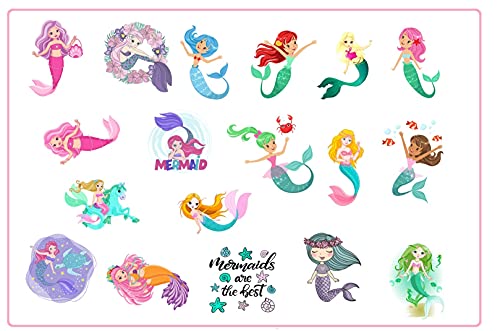 Mermaid Collection (Mermaid Temporary Tattoos)