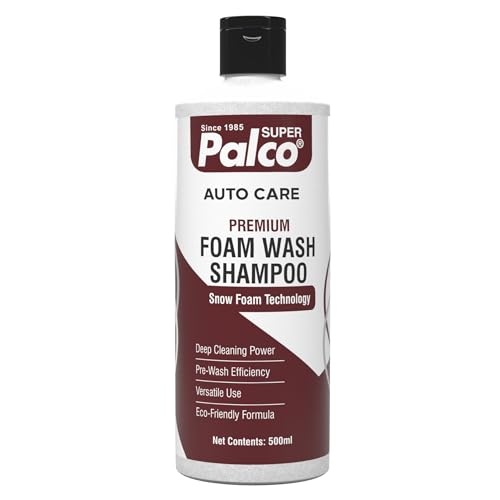 Image of PALCO Premium Foam Wash Car Shampoo 500ml, pH Neutral Snow Foam Shampoo