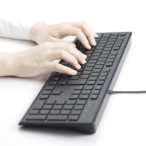 MCO 有線 静音 フル キーボード ブラック Z4525