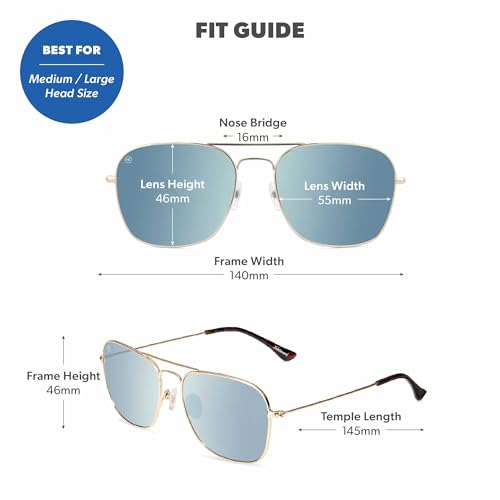 Image of Knockaround Polarized Navigator Sunglasses for Men & Women - UV Protection