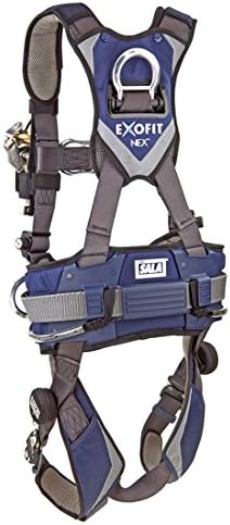 3M DBI-SALA ExoFit X300 Comfort Wind Energy Climbing/Positioning Safety Harness 1113215, Small