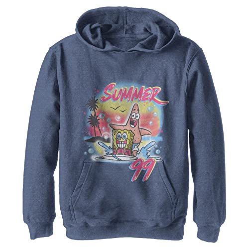Spongebob Youth Pullover Hoodie Nickelodeon - Sweat capuche enfant mixte