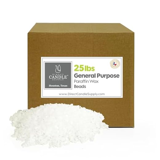 25lb Paraffin Wax Beads for DIY Projects