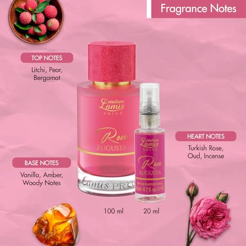 Image of Creation Lamis Prive Women Eau De Parfum Gift Set 4x20ml | Jasmine Joy, Rose Augusta, Vanilla Divin, Sandal Intense | Long-Lasting Amber, Floral, Woody, and Tuberose Notes