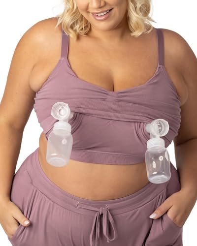 Image of Kindred Bravely Sublime Sleep Pumping Bra Hands Free, Adjustable Pumping & Nursing Bra with EasyClip for All Breast Pumps