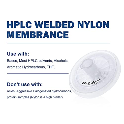 Image of Sterile Syringe Filter Nylon Hydrophilic Filtration 0.22 um Pore Size, 25 mm Membrane Diameter Sterile Nylon Membrane Individually Packed 20 /pk by Labfil