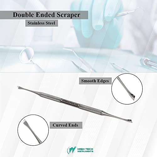 17 Pcs Professional Dental Tools, Plaque Remover for Teeth, Professional Hygiene Cleaning Kit, Stainless Steel Oral Care Tools with Tooth Scraper Tartar Remover Pick Scaler Mirror Tweezers All in One