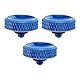 PATIKIL Kamera-Auslöserknopf, 3er Pack Soft Shutter Release Button Reiner Kupfer-Kameraknopf Graviert Geeignet für DSLR/SLR-Kamera, Blau