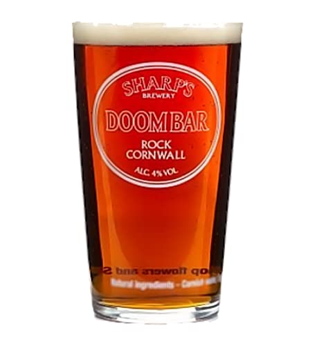 Personalised 1 Pint Doom Bar Ale Glass Sharp's Brewery - Enter Your Own Custom Text