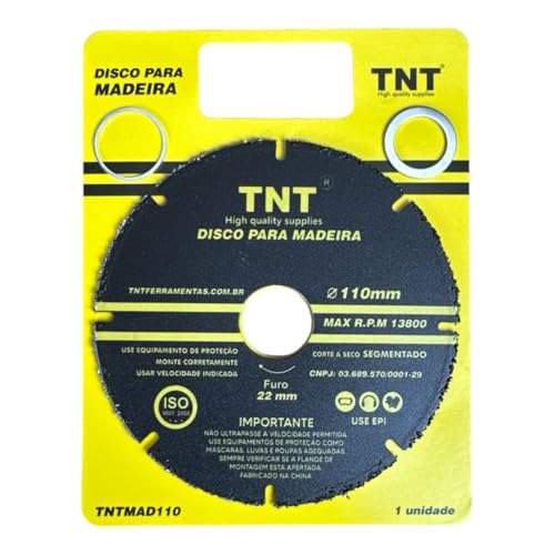 Disco de Corte Diamantado para Madeira com Granulações de Tungstênio TNT - Corte de Rodapés de Polie