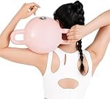 Soft Kettlebell Water Kettlebells Adjustable Waterbag Training Handle Women's Kettlebells Aqua Training Bag 2-12LB Pink Kettlebell Double Ear Handle