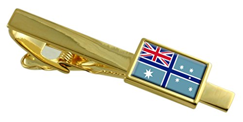 Bandera australiana clip de corbata de oro pisacorbatas civil ensign náutico militar