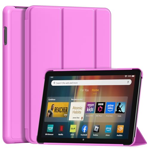 Étui intelligent contre les rayures coque arrière en polyuréthane souple rose pivoine Emerald