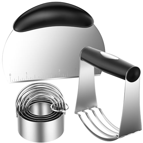 Pastry Cutter Biscuit Cutter Dough Cutters, Stainless Steel Butter Pastry Cutter Tool, Pastry...