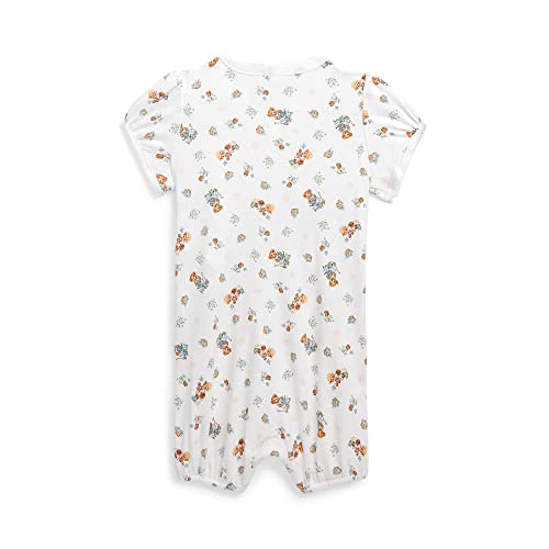 Polo Ralph Lauren Baby Girl Polo Bear Cotton Bubble Shortall (W(7001)/B, 9 Months) #TOP1