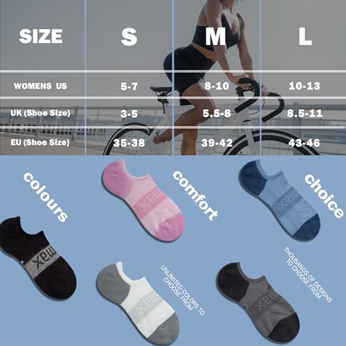 Image of BRISIRA Bamboo Viscose Coolmax Running Golf No Show Socks Women Compression Moisture Wicking Performance Low Cut Tab Athletic