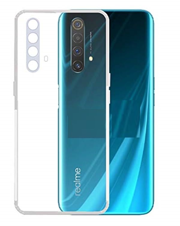 Image of COVERBLACK Soft Rubber Back Cover Compatible Model for Realme X50 / X3 / X3 SuperZoom - Transparent
