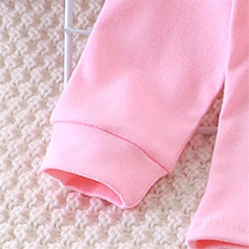 Kids Baby Girls Boys Elastic Cotton Top Pants Set Funny Print Long Sleeve Warm Comfy 𝗣a𝗷amas Set Fall Winter3