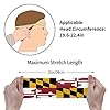 Maryland Flag Sports Headbands Moisture Wicking Workout Headband Sweatband Headbands for Running Cycling Football Yoga Hairband for Men Women #2