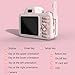 Toys for 3+ Years Old Boys Girls, Kids Selfie Camera for Toddler, Children Digital Video Toddler Camera, Christmas Birthday Festival Gift for Boys Age 3 4 5 6 7 8 9 with 32GB Card (Pink)