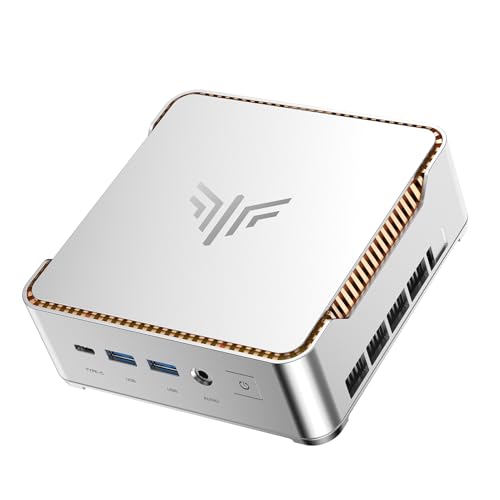 NiPoGi Pinova P2 Mini PC АMD Ryzen 3300U (4C/ 4T, bis zu 3,50 GHz), 16 GB DDR4 256 GB M.2 SSD Mini Desktop Computer W-11 Pro für Büro/Schule/Heim, 4K Triple Display, HDMI 2.0, DP, Typ-C, Dual-WiF.