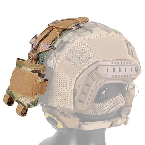 Casque tactique avec casque audio 4 en 1 WLXW reglable pour airsoft