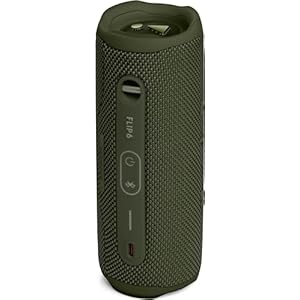 JBL Flip 6 Portable Bluetooth Speaker with 2-way speaker system and powerful JBL Original Pro Sound, up to 12 hours of playtime, in green