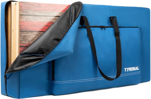 TYRONAL Cornhole Carrying Case Fits 4' x 2' Regulation Size Board, Cornhole Carrying Bag with...