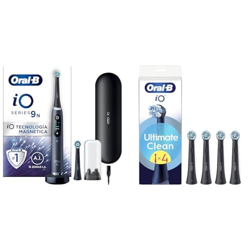 Oral-B iO 9N Cepillo de Dientes + Pack de 4 Recambios
