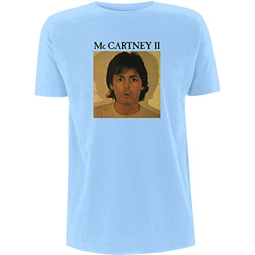 Paul McCartney McCartney Ii Official Tee T-Shirt Mens Unisex (Large) Blue