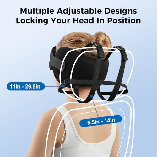 Almohada ajustable con máscara para dormir negra miniatura 4