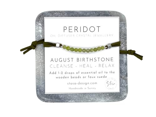 Birthstone Bracelet - Birthstone Jewellery - Crystal Dainty Adjus...