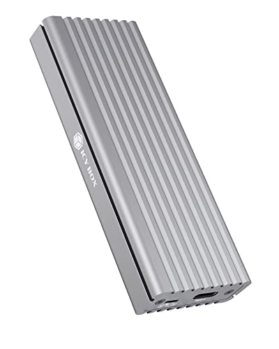 Hot Deals ICY BOX External Type-C M.2 NVMe SSD Aluminium Enclosure, LED Power Light, USB3.1 Type C, Write Protection Switch, 1000MBs Transfer Rate Via USB3.0, Two Year Warranty