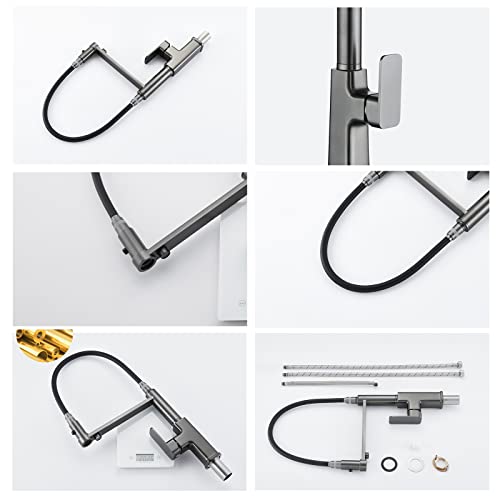 Robinet d'eau potable avec filtre et douchette cuisine pull down - 6