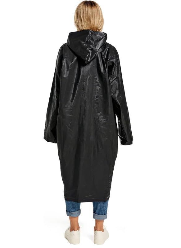 Image of CHACKO EVA Waterproof Rain Coat Hooded Outdoor Water Resistant Suit Portable Men and Women