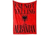 Ich Schreie Nicht, Ich Bin Albaner. Decken Waschbar Couchdecke Leicht Überwurf Für Sofa Schlafzimmer Bett M