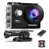 Apexcam 4K 60FPS EIS Action Cam 64MP WiFi Sports Camera Ultra HD Telecamera subacquea 40M Videocamera Impermeabile 2.4G Telecomando Time Lapse 2x1350mAh Batterie
